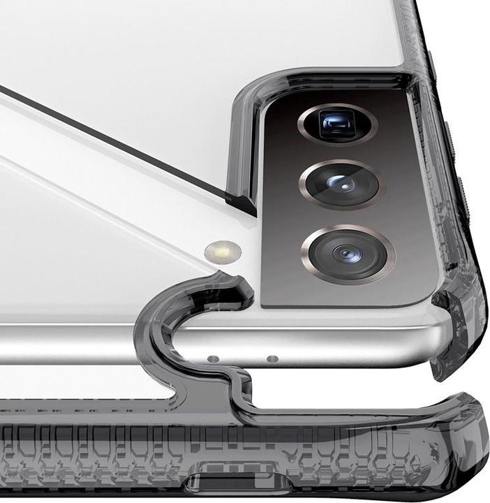 Produktbild Itskins Drop-Protection Cover HYBRID CLEAR black and transparent (Samsung Galaxy S21+)