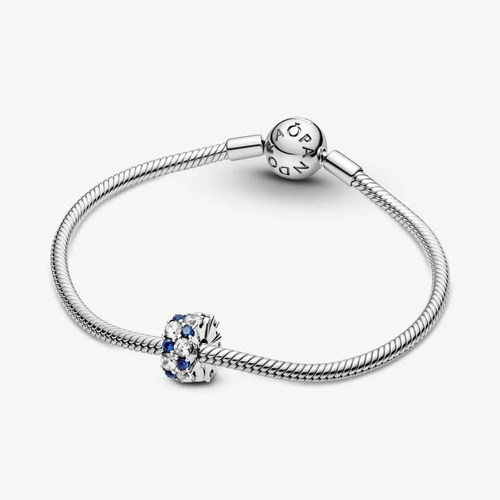 Produktbild Pandora Klares & Blaues Funkeln Clip (Sterling Silber 925, Mit Stein(en))