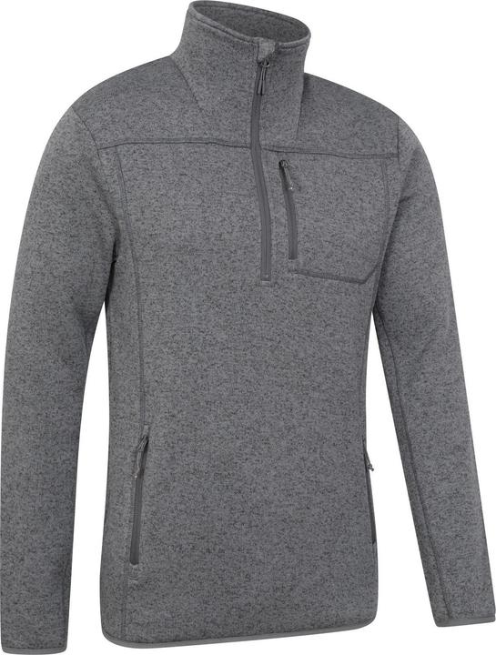 Immagine prodotto Mountain Warehouse Helford Felpa in Pile Mezza Cerniera Uomo (4XL)