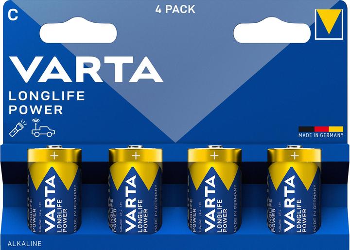 Varta pouvoir de longue durée (4 pcs, C, 7800 mAh)