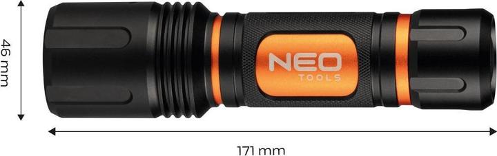 Image du produit Neo Žibintuvėlis Baterija maitinamas žibintuvėlis 6xAA 1500 lm CREE XHP50.2 LED (18.40 cm, 1500 lm)