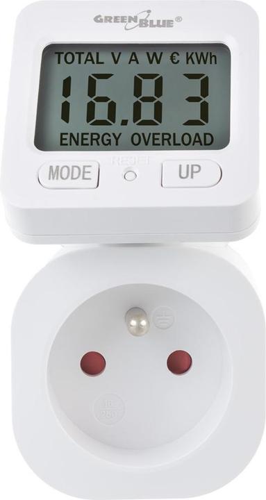 Image du produit Greenblue Energiezähler Wattmeter 16A max. 3680W Unterspeicher GB615 E