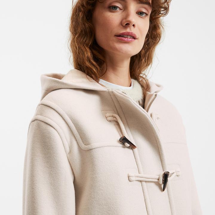 Actual product image La Redoute Collections Halblanger Dufflecoat mit Kapuze (S)