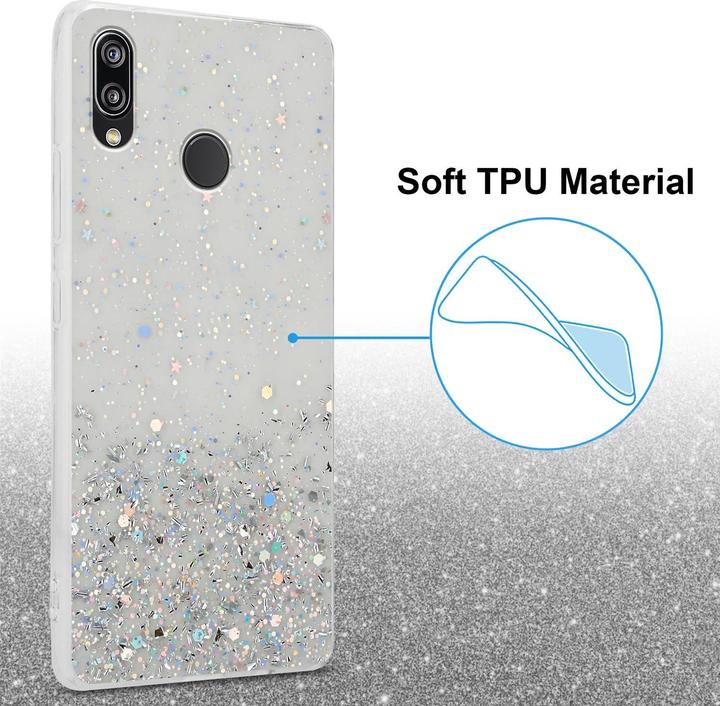 Image du produit Cadorabo Couverture TPU paillettes scintillantes (Huawei Nova 3E)