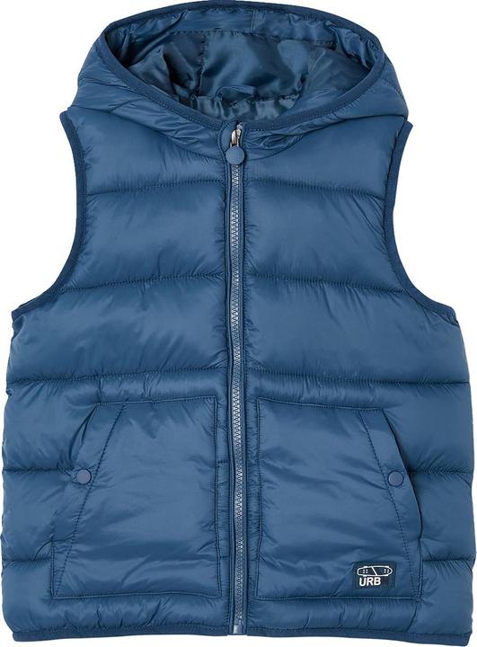 Vertbaudet Jungen Steppweste mit Kapuze & Recyclingmaterial