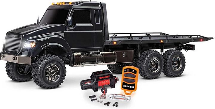 Traxxas TRX-6 ULT. RC HAULER 6X6 SCHWARZ 1/10 TRUCK RTR BRUSHED + WINDE / LED-LICHT (RTR Ready-to-Run)