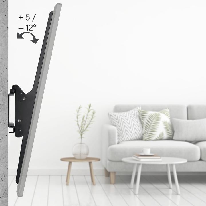 Image du produit Hama Support TV mural, inclinable, 305 cm (120") jusqu'à 100 kg, distance du mur 2,8 cm (Mur, 120", 100 kg)