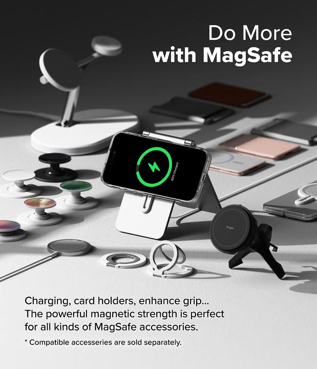 Produktbild Ringke Case for iPhone 16 FUSION MAGNETIC MATTE CLEAR (Apple iPhone 16)