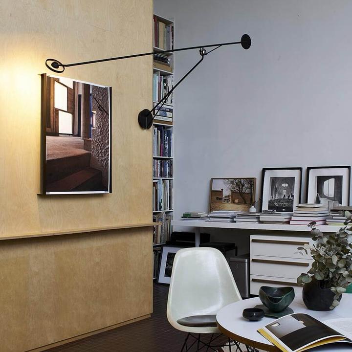Produktbild DCW éditions Aaro Wandleuchte Schwarz (4500 lm)