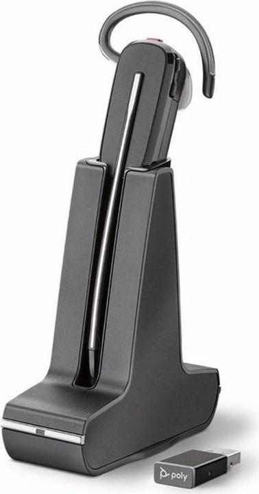 Produktbild Poly Savi 8240 UC Kopfhörer Ohrbügel Schwarz Bluetooth USB Typ-C (Kabellos, USB-C)