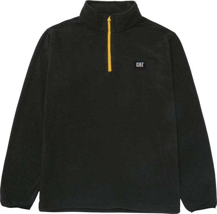 Actual product image Cat Mens Quarter Zip Fleece Top (XL)