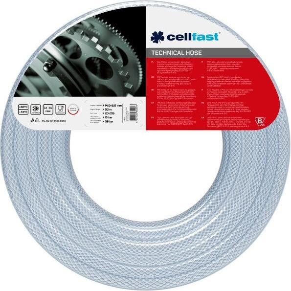 Actual product image Cellfast Technical hose 14x3mm crop protection/compressed air 50m - 20-206 (50 m, 14 mm)