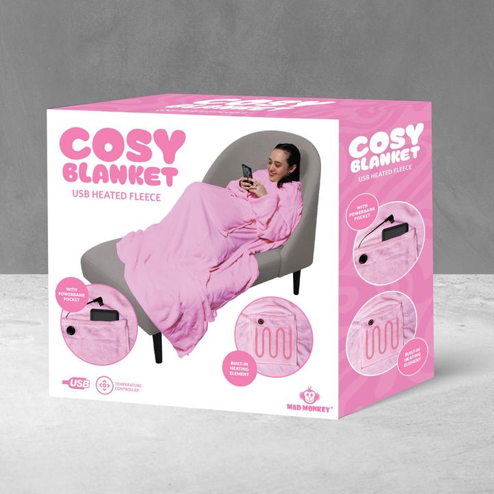 Produktbild Mad Monkey Beheizte Decke Pink (200 x 130 cm)