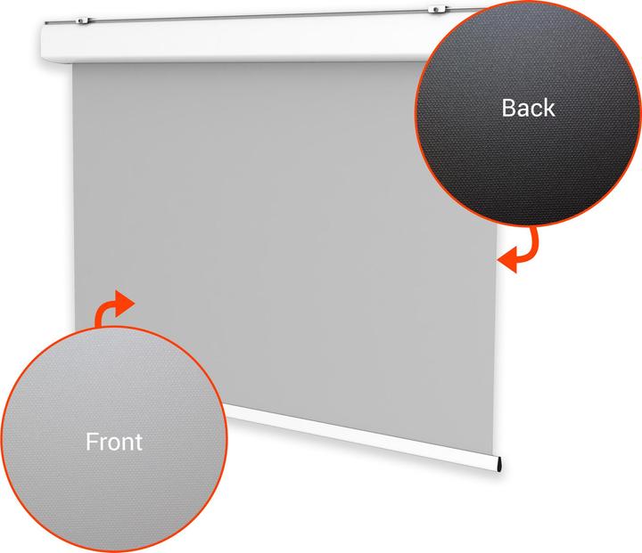 Actual product image Celexon Expert - screen - ceiling mounting possible, suitable for wall mounting - motorized (139.20", 1:1)