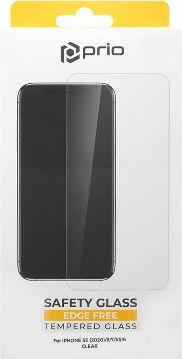 Actual product image prio Screen protector glass for iPhone SE(2022/2020)/8/7/6S/6 transparent (1 Piece, Apple iPhone 6, Apple iPhone 6s, Apple iPhone 7, Apple iPhone 8, Apple iPhone SE (2nd Gen), Apple iPhone SE (3rd Gen))