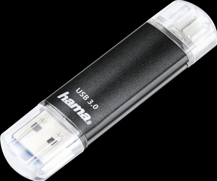 Produktbild Hama Laeta Twin (64 GB, Micro USB, USB-A, USB 3.0)