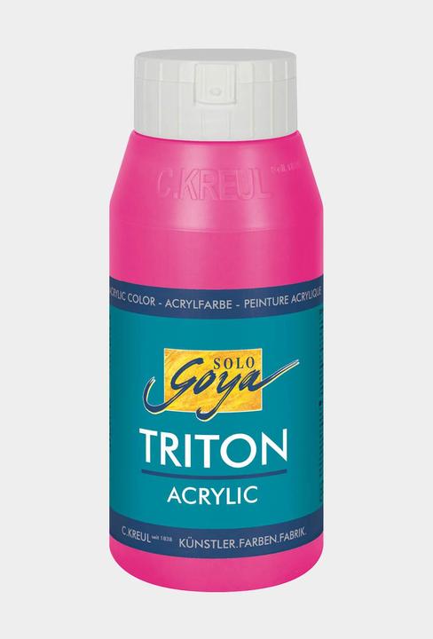 Actual product image Solo Goya Triton Acrylic (Violet Red, 750 ml)