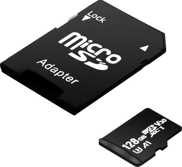 Actual product image IMRO MICROSDXC 10/128GB UHS-3 ADP Memory card Class 10 (128 GB, microSDXC, U3, UHS-III)