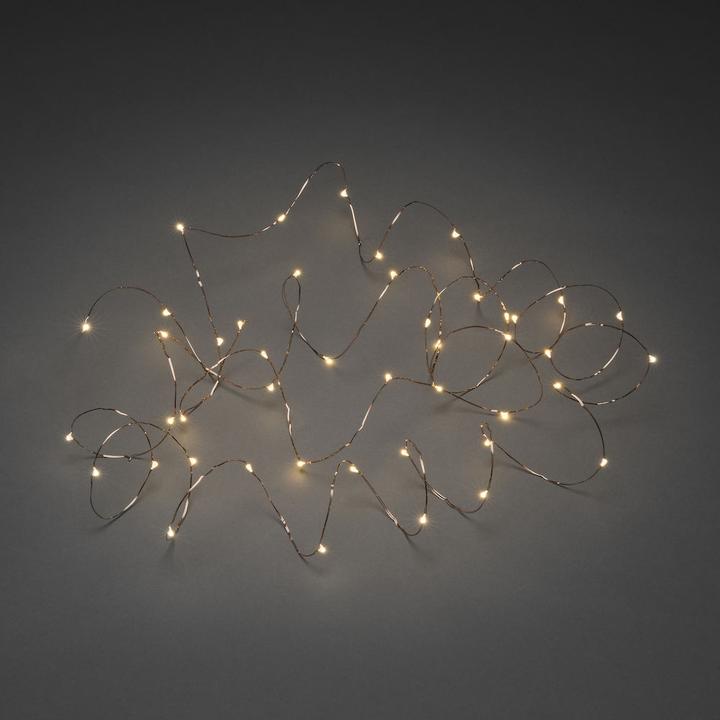 Actual product image Konstsmide LED Drop Light Chain 100s with Multifunction Timer (9.90 m)