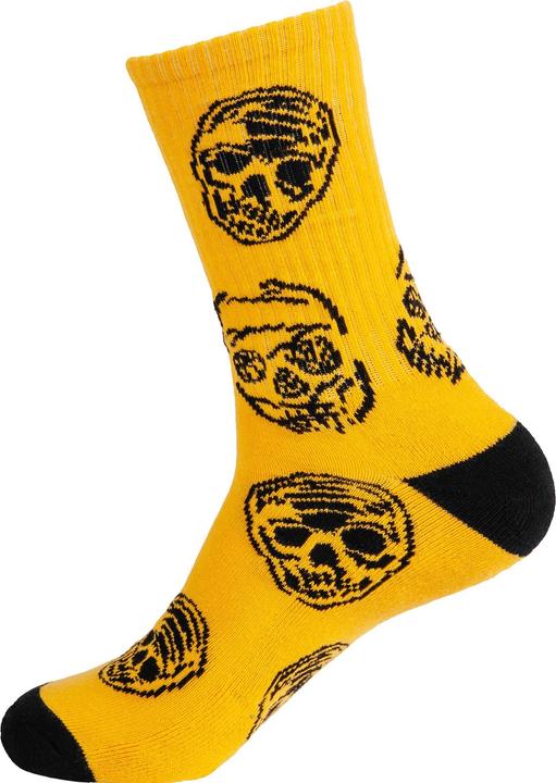 Actual product image Bones Wheels Black & Gold Socks (One size)