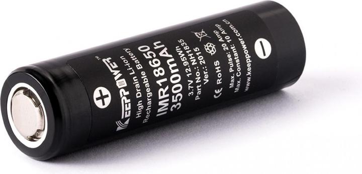 Produktbild Keeppower Akku IMR18650 (3500 mAh, 12.95 Wh)