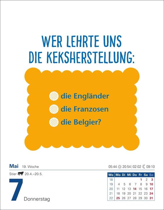 Actual product image Harenberg Was so nicht im Lexikon steht Tagesabreisskalender 2026 - Kuriositäten, Histörchen und merkwürdige (German)