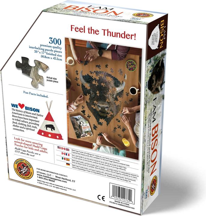 Actual product image Madd Capp I AM BISON 300 Puzzle (300 pieces)