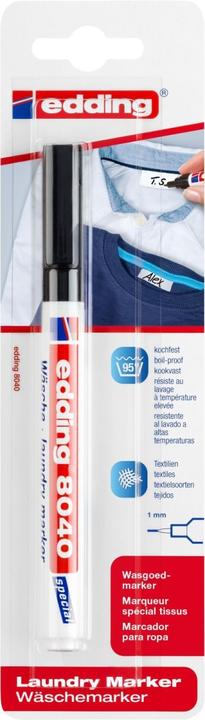 Produktbild Edding Wäschemarker 8040 (Schwarz, 1 mm, 1 x)