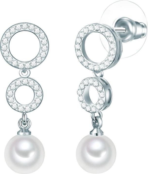 Produktbild Rafaela Donata Damen Sterling Silber Glaskristall Muschelkernperle silber - 30376 (Sterling Silber)