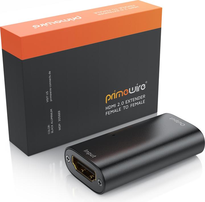 Immagine prodotto Primewire Amplificatore attivo 4K HDMI 2.0b, ripetitore di segnale HDMI 2.0, fino a 20 metri di distanza