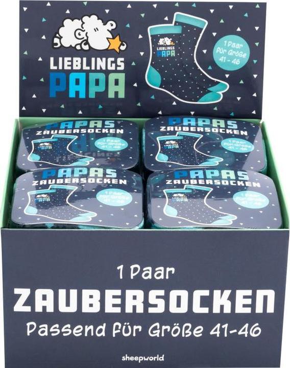 Produktbild Sheepworld Zaubersocken Motiv "Lieblingspapa" (Einzelpack, 40 - 46)