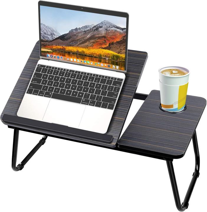 Actual product image Songmics Faltbarer Laptoptisch mit Leseständer und Becherhalter