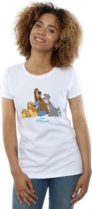 Immagine prodotto Disney Lady And The Tramp Classic Group Maglietta Donna (XXL)