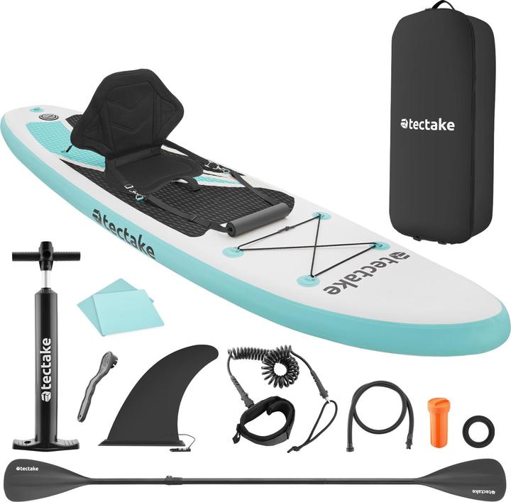 Immagine prodotto tectake Set tavola stand-up paddle Zenon,2 in1 gonfiabile, completo