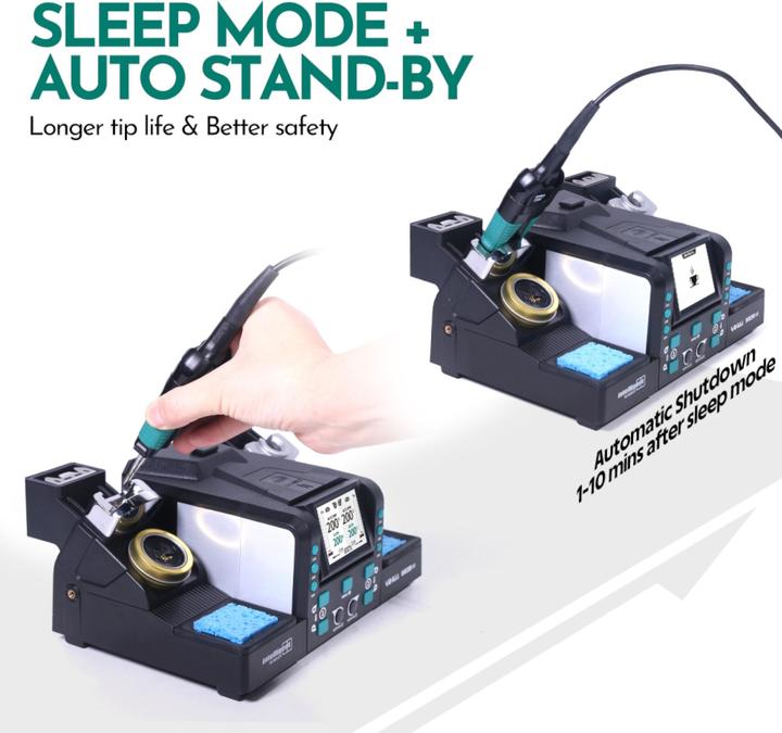 Actual product image Yihua 982D-III 2in1 120W Präzision Lötstation und Rework Station