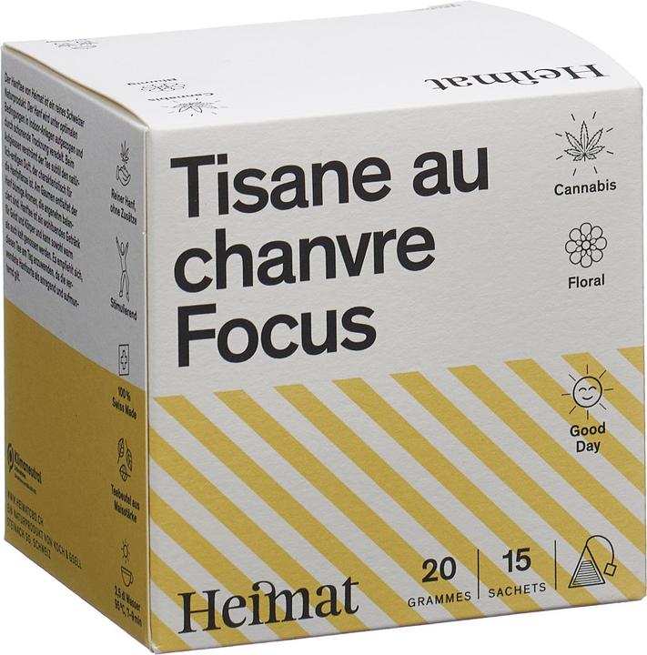 Image du produit Heimat Thé au chanvre Focus (Good Day) (20 g)