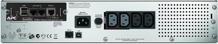 Produktbild APC Smart UPS SMT750RMI2UNC mit Netzwerk Karte (750 VA, 500 W, Line-Interaktiv USV)