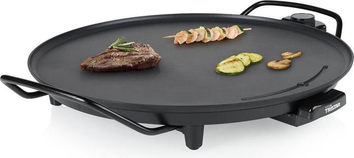 Produktbild Tristar Bakplaat Rond BP-2787 - Gourmet bakplaat - Cirkel Grill voor 4 personen - Met regelbare thermostaat (EU-Stecker)