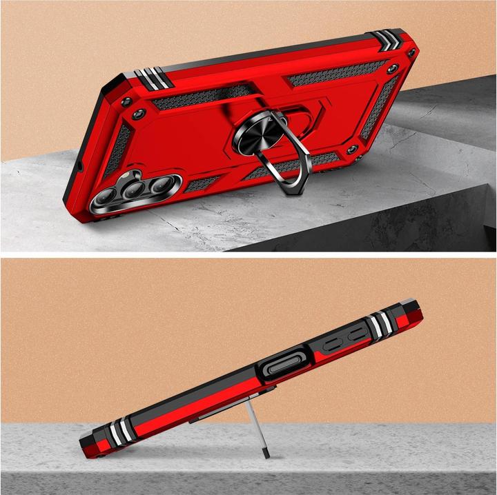 Image du produit Avizar Étui antichoc pour téléphone portable avec Ring Series (Samsung Galaxy A24)