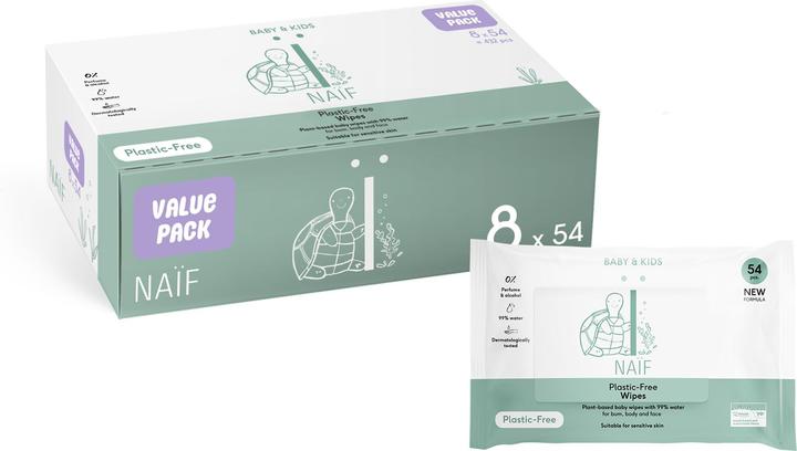 Image du produit Naïf Lingettes humides pour bébé (432 pièce(s))