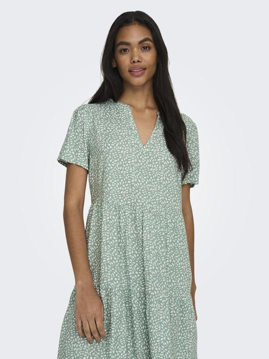 Actual product image Only V-neck dress with short sleeves (XL)