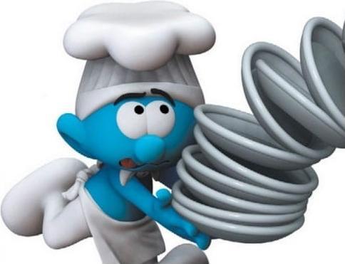 Actual product image Plastoy The Smurfs figure Torti Smurf