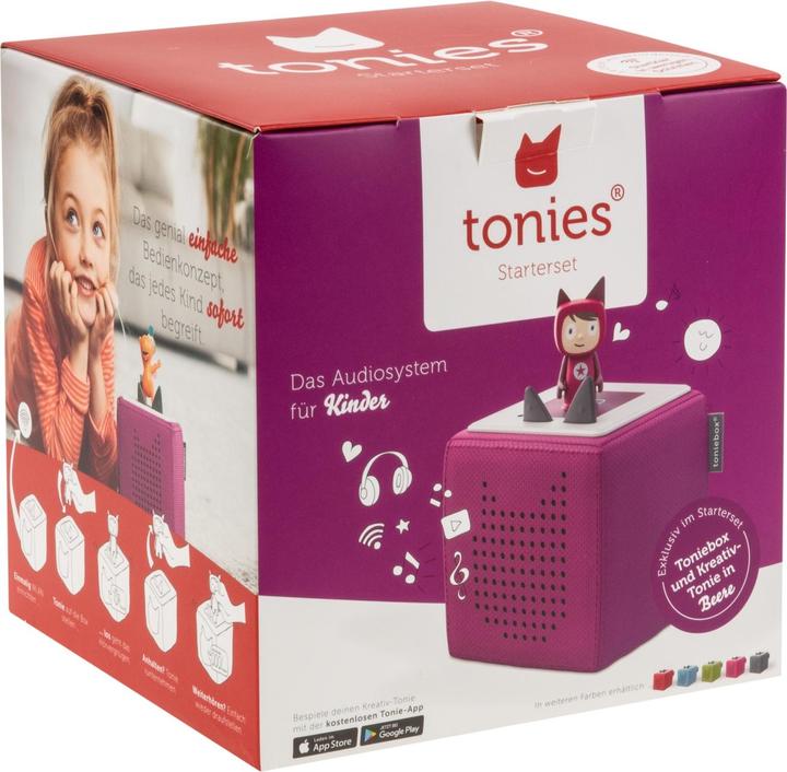 Actual product image Tonies Toniebox starter set berry (creative tone) (German)
