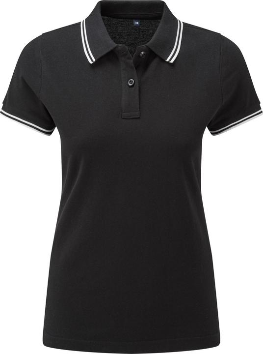 Asquith & Fox Poloshirt Mit Kontrastfarbenen Streifen