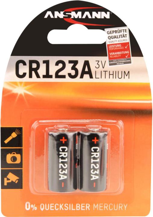 Image du produit Ansmann Pile au lithium CR13 (1 pcs, RCR123A, 1500 mAh)