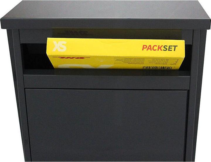 Actual product image SafePost Eurotrend No.1 letterbox anthracite