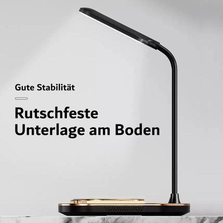 Image du produit Hermex Lampe de bureau 4 en 1 Chargeur rapide pour smartphone Smartwatch Écouteurs (15 W)