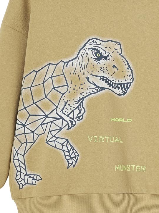 Image du produit Vertbaudet Sweat à capuche garçon dino (86)