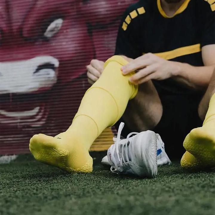 Produktbild NovoSoxx Fussballstulpen und Socken Grösse 42-47 Gelb Set Tubxx und GripSoxx (42 - 47)