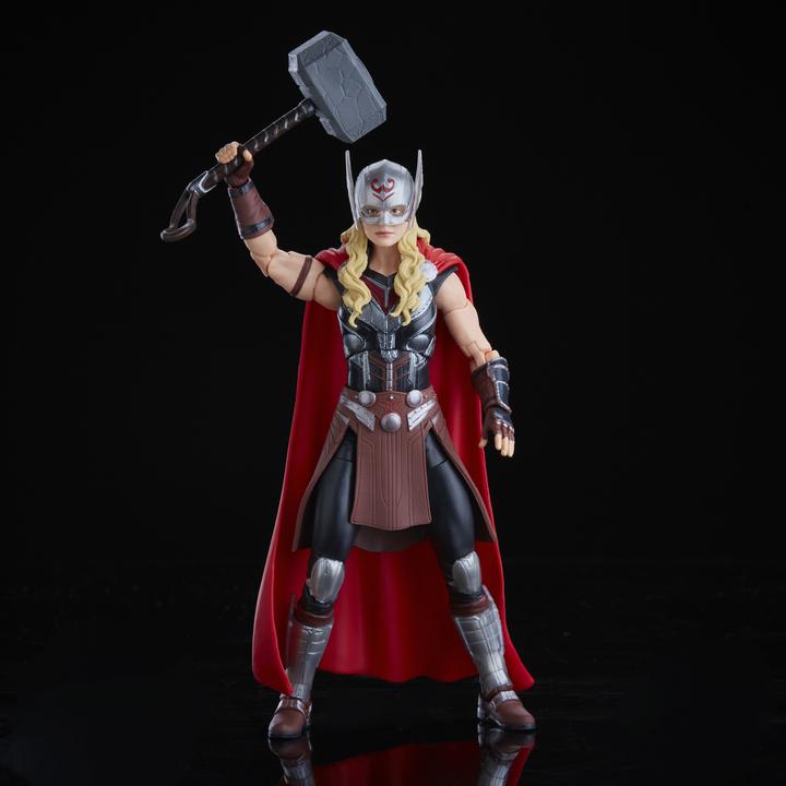 Immagine prodotto Hasbro Marvel Legends Thor: Amore e Tuono, figura d'azione di Mighty Thor da 15 cm, 4 accessori e 1